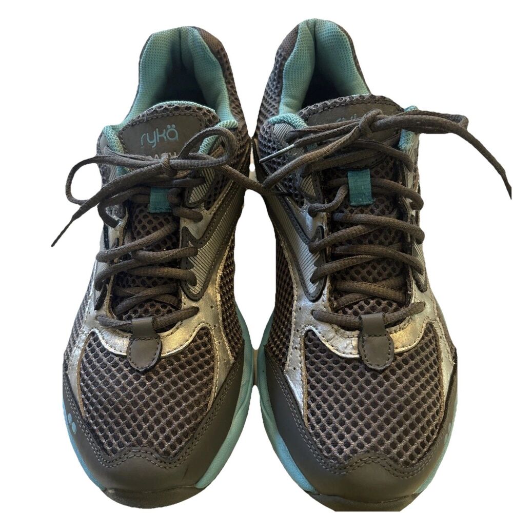 Ryka Women's Dash 2 Sneakers Blue Grey Size 9 M Walking Running Shoes